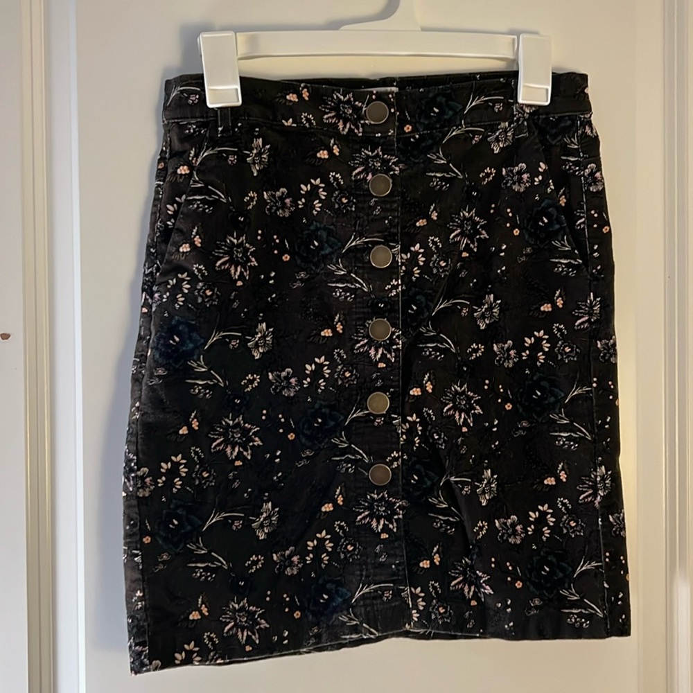Loft corduroy skirt